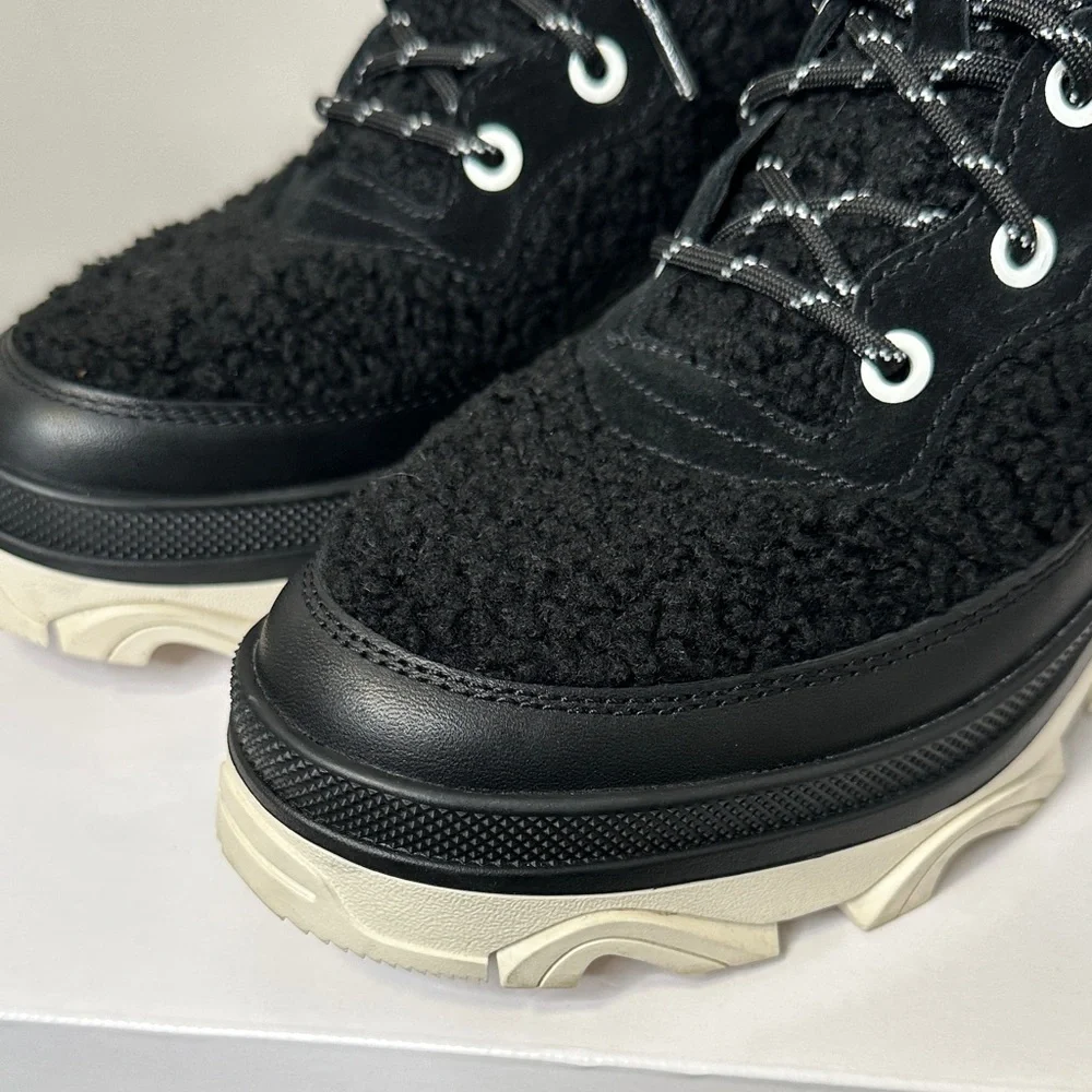 Sorel Brex Black and Cream Winter Boots - Picture 3 of 14